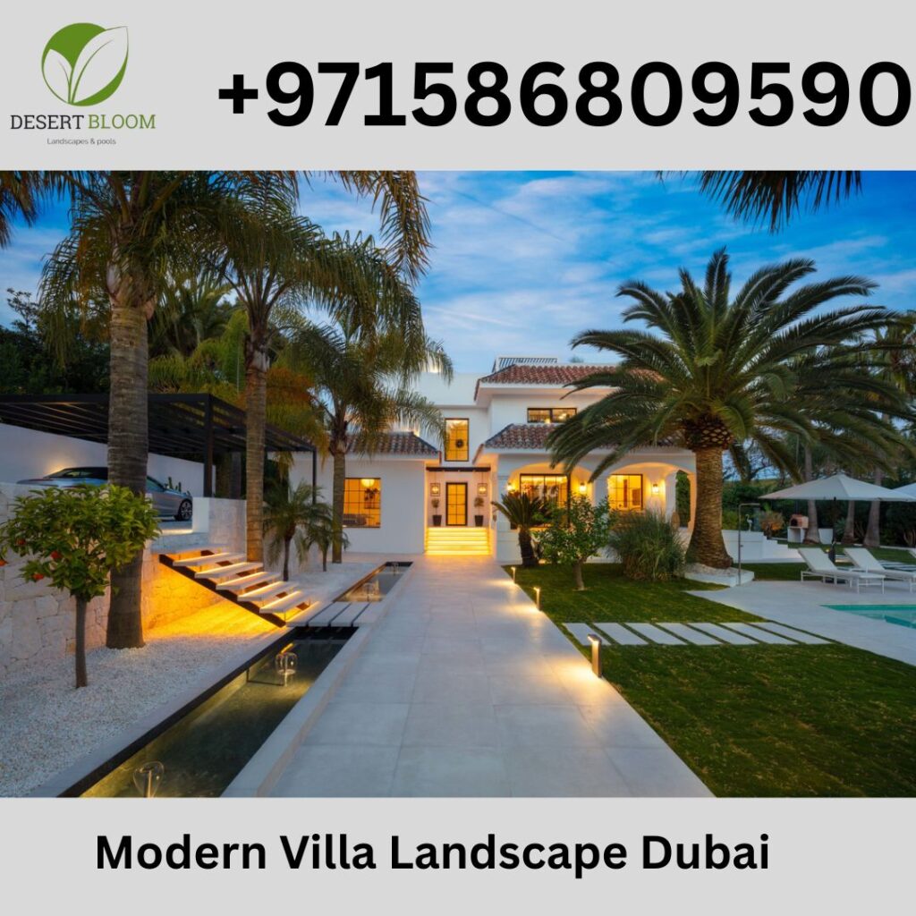 villa landscape