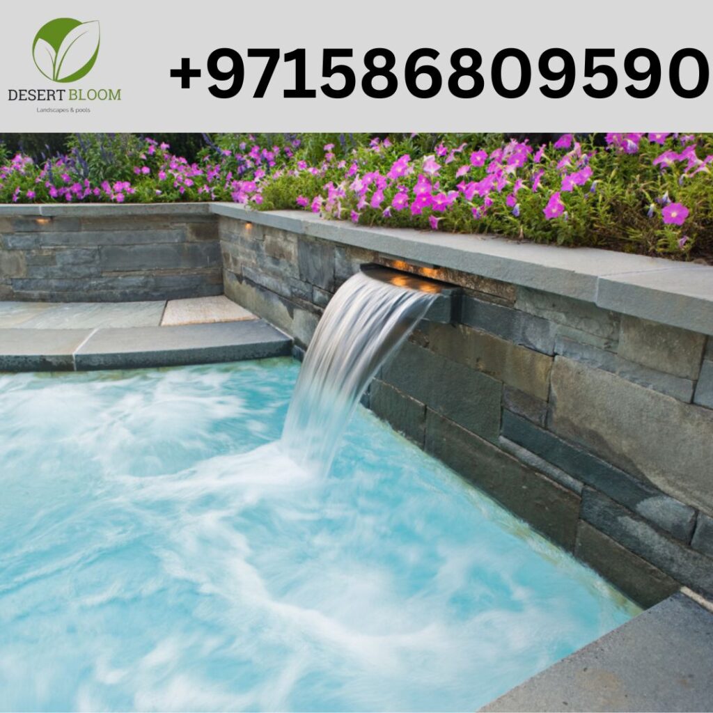 Swimming Pool Waterfall
