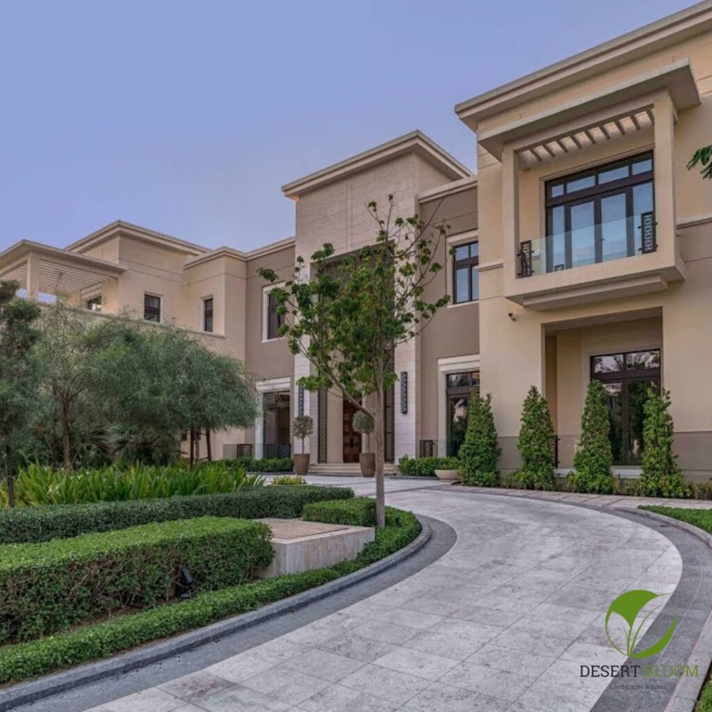 Luxury Modern Villa Landscaping